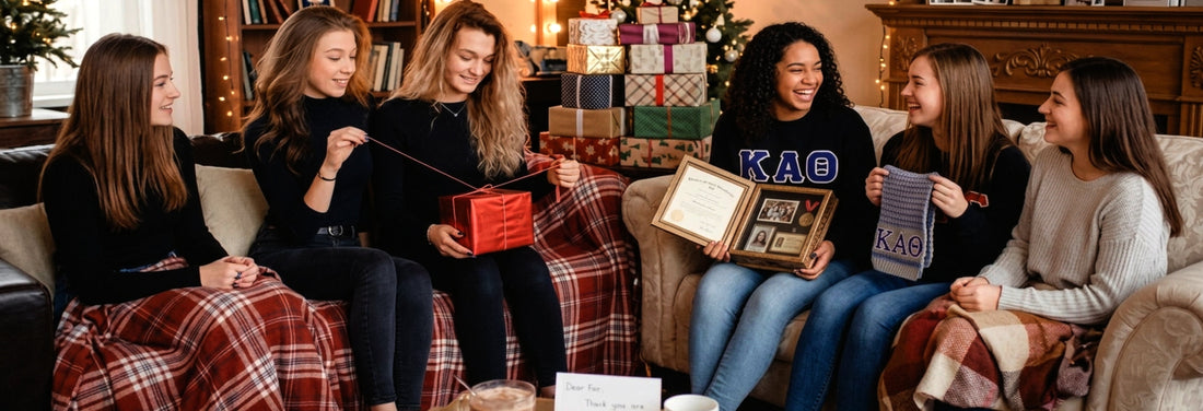 Sorority sisters gathered for the holiday season.