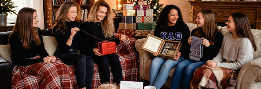 Sorority sisters gathered for the holiday season.